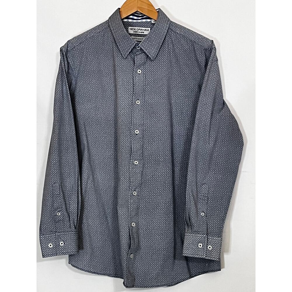 Nick Graham Everywhere Stretch Modern Fit Long Sleeve XL Pre-Owned light stains